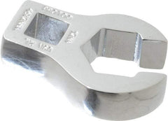 Proto - 17mm 6 Point 3/8" Drive Chrome Flare Nut Crowfoot Wrench - 2-29/32" Head Diam x 1/4" Head Thickness, 1-3/4" OAL - Exact Tool & Supply