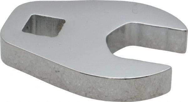 Proto - 18mm 3/8" Drive Chrome Crowfoot Wrench - 1-5/8" Head Diam x 1/4" Head Thickness, 1-15/16" OAL - Exact Tool & Supply