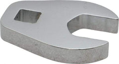 Proto - 18mm 3/8" Drive Chrome Crowfoot Wrench - 1-5/8" Head Diam x 1/4" Head Thickness, 1-15/16" OAL - Exact Tool & Supply
