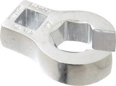 Proto - 5/8" 6 Point 3/8" Drive Chrome Flare Nut Crowfoot Wrench - 1-11/32" Head Diam x 1/4" Head Thickness, 1-3/4" OAL - Exact Tool & Supply