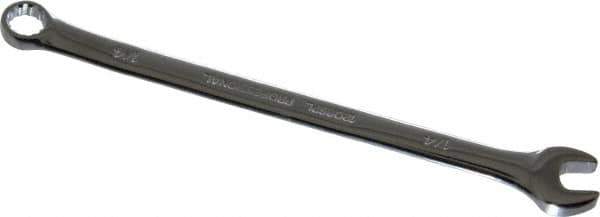 Proto - 1/4" Offset Combination Wrench - 15° Offset Angle, 4-29/32" OAL, Steel, Chrome Finish - Exact Tool & Supply