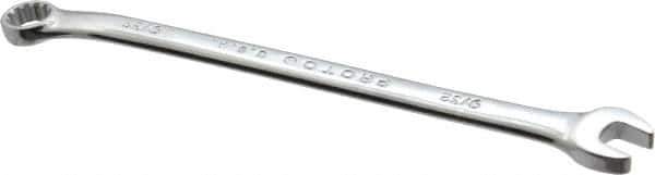 Proto - 9/32" Offset Combination Wrench - 15° Offset Angle, 5-5/32" OAL, Steel, Chrome Finish - Exact Tool & Supply