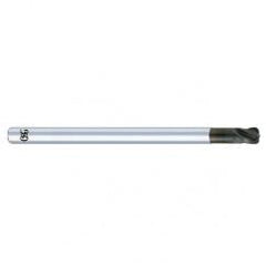 10mm Dia. - 125mm OAL - Diamond CBD - 30° Helix - 1mm CR- SE EM - 4 FL - Exact Tool & Supply