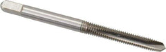 Cleveland - M4x0.70 Metric Coarse, 2 Flute, Bright Finish, High Speed Steel Spiral Point Tap - Plug Chamfer, Right Hand Thread, 2-1/8" OAL, 19.05mm Thread Length, 6H Class of Fit, Series 1011 - Exact Tool & Supply