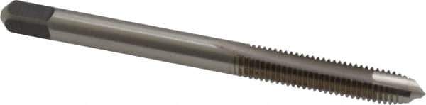Cleveland - M5x0.80 Metric Coarse, 2 Flute, Bright Finish, High Speed Steel Spiral Point Tap - Plug Chamfer, Right Hand Thread, 2-3/8" OAL, 1/2" Thread Length, 6H Class of Fit, Series 1011 - Exact Tool & Supply