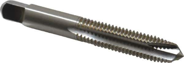 Cleveland - M10x1.50 Metric Coarse, 3 Flute, Bright Finish, High Speed Steel Spiral Point Tap - Plug Chamfer, Right Hand Thread, 2-15/16" OAL, 31.75mm Thread Length, 6H Class of Fit, Series 1011 - Exact Tool & Supply