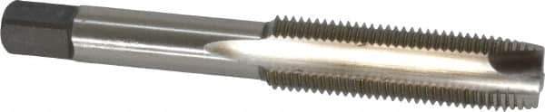 Cleveland - M12x1.25 Metric Fine, 3 Flute, Bright Finish, High Speed Steel Spiral Point Tap - Plug Chamfer, Right Hand Thread, 3-3/8" OAL, 1.66" Thread Length, Series 1011 - Exact Tool & Supply