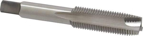 Cleveland - M14x1.50 Metric Fine, 3 Flute, Bright Finish, High Speed Steel Spiral Point Tap - Plug Chamfer, Right Hand Thread, 3-19/32" OAL, 1.66" Thread Length, Series 1011 - Exact Tool & Supply