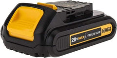 DeWALT - 20 Volt Lithium-Ion Power Tool Battery - 1.5 Ahr Capacity, 1/2 hr Charge Time, Series 20V Max - Exact Tool & Supply