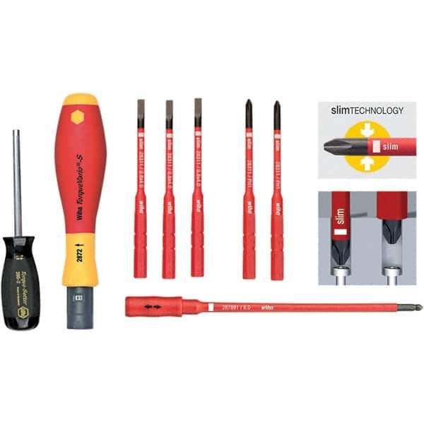 Wiha - Multi-Bit Screwdriver - Phillips & Torx Tip - Exact Tool & Supply