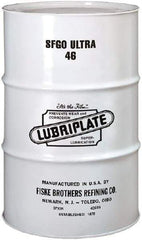 Lubriplate - 55 Gal Drum, ISO 46, SAE 20, Air Compressor Oil - 5°F to 380°, 220 Viscosity (SUS) at 100°F, 52 Viscosity (SUS) at 210°F - Exact Tool & Supply