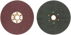 3M - 4-1/2" Diam 5/8-11 Threaded Hole 80 Grit Fiber Disc - Medium Grade, Ceramic, 13,300 Max RPM, Series 982C - Exact Tool & Supply
