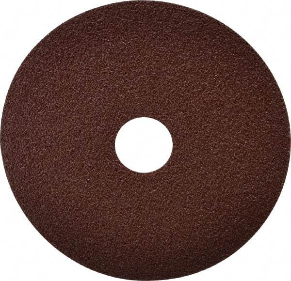 3M - 4-1/2" Diam 7/8" Hole 80 Grit Fiber Disc - Medium Grade, Ceramic, 13,300 Max RPM, Series 982C - Exact Tool & Supply