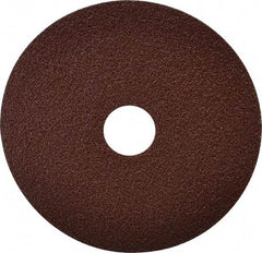 3M - 4-1/2" Diam 7/8" Hole 80 Grit Fiber Disc - Medium Grade, Ceramic, 13,300 Max RPM, Series 982C - Exact Tool & Supply