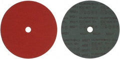 3M - 9-1/8" Diam 7/8" Hole 60 Grit Fiber Disc - Medium Grade, Ceramic, 6,600 Max RPM, Series 987C - Exact Tool & Supply