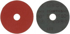 3M - 4-1/2" Diam 7/8" Hole 80 Grit Fiber Disc - Medium Grade, Ceramic, 13,300 Max RPM, Series 987C - Exact Tool & Supply