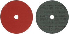 3M - 7" Diam 7/8" Hole 80 Grit Fiber Disc - Medium Grade, Ceramic, 8,600 Max RPM, Series 987C - Exact Tool & Supply