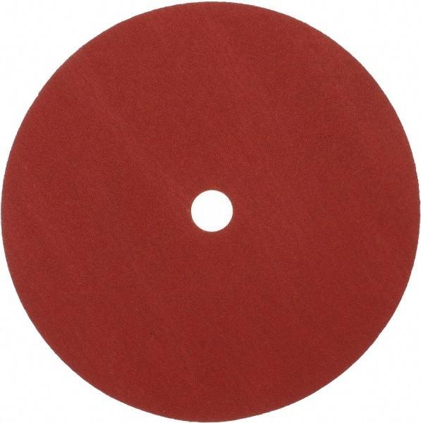 3M - 9-1/8" Diam 7/8" Hole 80 Grit Fiber Disc - Medium Grade, Ceramic, 6,600 Max RPM, Series 987C - Exact Tool & Supply