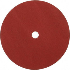 3M - 9-1/8" Diam 7/8" Hole 80 Grit Fiber Disc - Medium Grade, Ceramic, 6,600 Max RPM, Series 987C - Exact Tool & Supply