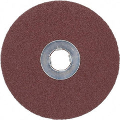3M - 5" Diam 5/8-11 Threaded Hole 80 Grit Fiber Disc - Medium Grade, Ceramic, 12,000 Max RPM, Series 982C - Exact Tool & Supply