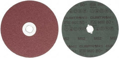 3M - 7" Diam 5/8-11 Threaded Hole 80 Grit Fiber Disc - Medium Grade, Ceramic, 8,600 Max RPM, Series 982C - Exact Tool & Supply