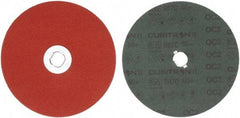 3M - 7" Diam 5/8-11 Threaded Hole 60 Grit Fiber Disc - Medium Grade, Ceramic, 8,600 Max RPM, Series 987C - Exact Tool & Supply
