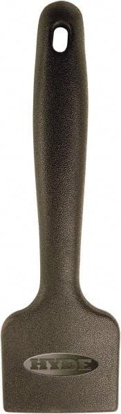Hyde Tools - Stiff Carbon Steel 2-Edge Scraper - 2-1/2" Blade Width, 5" Long Plastic Handle - Exact Tool & Supply