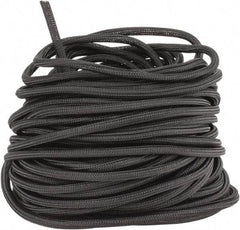 Techflex - Black Braided Cable Sleeve - 200' Coil Length, -103 to 257°F - Exact Tool & Supply