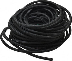 Techflex - Black PET Braided Cable Sleeve - 100' Coil Length, -103 to 257°F - Exact Tool & Supply