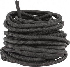 Techflex - Black Braided Cable Sleeve - 75' Coil Length, -103 to 257°F - Exact Tool & Supply