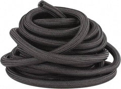 Techflex - Black Braided Cable Sleeve - 50' Coil Length, -103 to 257°F - Exact Tool & Supply