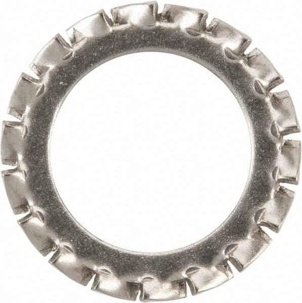 Value Collection - M16 Screw, 17mm ID, Stainless Steel External Tooth Lock Washer - 26mm OD, Uncoated, Grade 316 & Austenitic A4 - Exact Tool & Supply