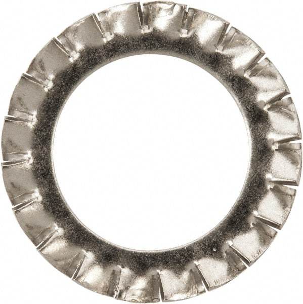 Value Collection - M22 Screw, 23mm ID, Stainless Steel External Tooth Lock Washer - 36mm OD, Uncoated, Grade 316 & Austenitic A4 - Exact Tool & Supply