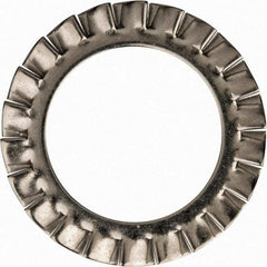 Value Collection - M30 Screw, 31mm ID, Stainless Steel External Tooth Lock Washer - 48mm OD, Uncoated, Grade 316 & Austenitic A4 - Exact Tool & Supply
