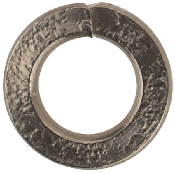 Value Collection - M2.5, 2.6mm ID, 5.1mm OD, 0.6mm Thick Split Lock Washer - 316 Austenitic Grade A4 Stainless Steel, Uncoated, 2.6mm Min ID, 2.9mm Max ID, 5.1mm Max OD - Exact Tool & Supply