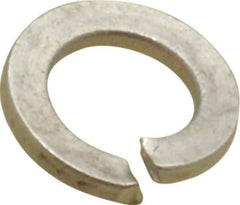 Value Collection - M4, 4.1mm ID, 7.6mm OD, 0.9mm Thick Split Lock Washer - 316 Austenitic Grade A4 Stainless Steel, Uncoated, 4.1mm Min ID, 4.4mm Max ID, 7.6mm Max OD - Exact Tool & Supply