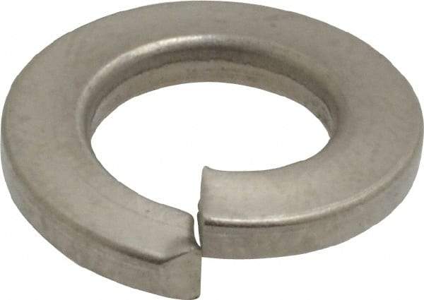 Value Collection - M8, 8.1mm ID, 14.8mm OD, 2mm Thick Split Lock Washer - 316 Austenitic Grade A4 Stainless Steel, Uncoated, 8.1mm Min ID, 8.5mm Max ID, 14.8mm Max OD - Exact Tool & Supply