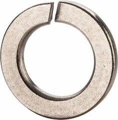 Value Collection - M16, 16.2mm ID, 27.4mm OD, 3.5mm Thick Split Lock Washer - 316 Austenitic Grade A4 Stainless Steel, Uncoated, 16.2mm Min ID, 17mm Max ID, 27.4mm Max OD - Exact Tool & Supply