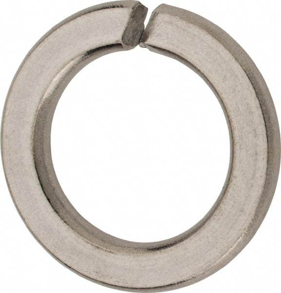 Value Collection - M18, 18.2mm ID, 29.4mm OD, 3.5mm Thick Split Lock Washer - 316 Austenitic Grade A4 Stainless Steel, Uncoated, 18.2mm Min ID, 19mm Max ID, 29.4mm Max OD - Exact Tool & Supply