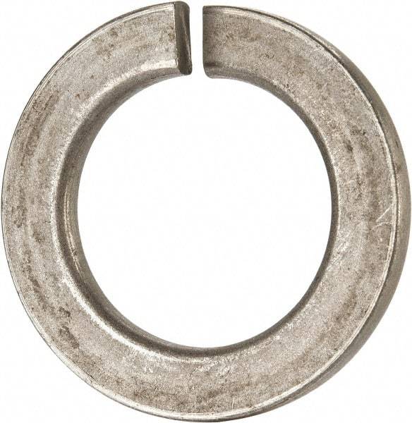 Value Collection - M36, 36.5mm ID, 58.2mm OD, 6mm Thick Split Lock Washer - 316 Austenitic Grade A4 Stainless Steel, Uncoated, 36.5mm Min ID, 37.7mm Max ID, 58.2mm Max OD - Exact Tool & Supply