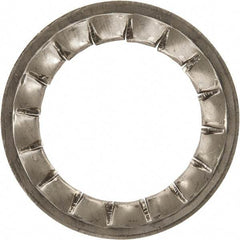 Value Collection - M24 Screw, 25mm ID, Stainless Steel Internal Tooth Lock Washer - 38mm OD, Uncoated, Grade 316 & Austenitic A4 - Exact Tool & Supply