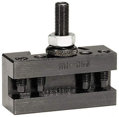 Value Collection - Series CXA Tool Post Holder & Set for 13 to 18" Lathe Swing - 4 Piece, Includes Style 1 Holder, Style 2 Boring/Turning/Facing Holder, Style 7 Cutoff Holder - Exact Tool & Supply