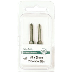 Xeno Combination Terminal Block Power Bit 1/4″ Hex Drive Bit #2 × 50 (2 Bit Pack) - Exact Tool & Supply