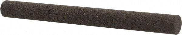 Made in USA - 4" Long x 3/8" Diam x 3/8" Thick, Aluminum Oxide Sharpening Stone - Round, Coarse Grade - Exact Tool & Supply