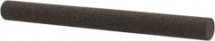 Made in USA - 4" Long x 3/8" Diam x 3/8" Thick, Aluminum Oxide Sharpening Stone - Round, Coarse Grade - Exact Tool & Supply