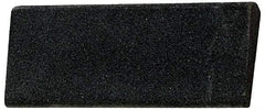 Made in USA - 4-1/2" Long x 1-3/4" Diam x 1/2" Thick, Silicon Carbide Sharpening Stone - Round, Coarse Grade - Exact Tool & Supply