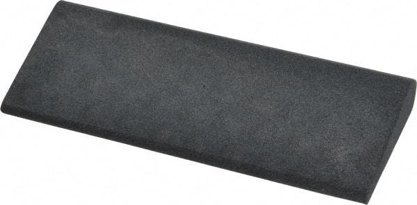 Made in USA - 4-1/2" Long x 1-3/4" Diam x 1/2" Thick, Silicon Carbide Sharpening Stone - Round, Medium Grade - Exact Tool & Supply