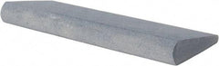 Made in USA - 4-1/2" Long x 1-3/4" Diam x 1/2" Thick, Silicon Carbide Sharpening Stone - Round, Fine Grade - Exact Tool & Supply