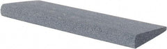 Made in USA - 4-1/2" Long x 1-3/4" Diam x 3/8" Thick, Silicon Carbide Sharpening Stone - Round, Medium Grade - Exact Tool & Supply