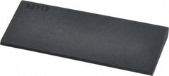 Made in USA - 4-1/2" Long x 1-3/4" Diam x 3/8" Thick, Silicon Carbide Sharpening Stone - Round, Fine Grade - Exact Tool & Supply